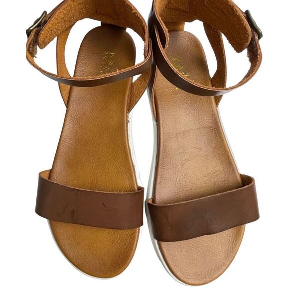 MIA KIDS Little Ellen Girl's Cognac Ankle Strap Platform  Sandals Size 5 NEW - Picture 6 of 10